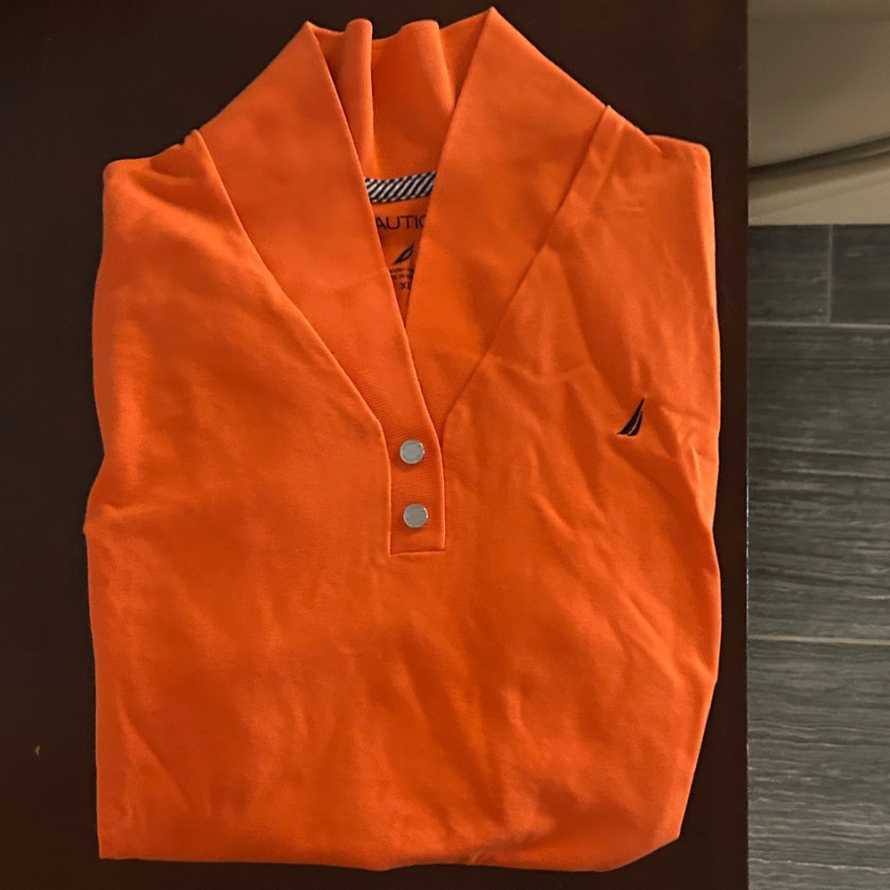 Nautica Orange Short Sleeve Tee